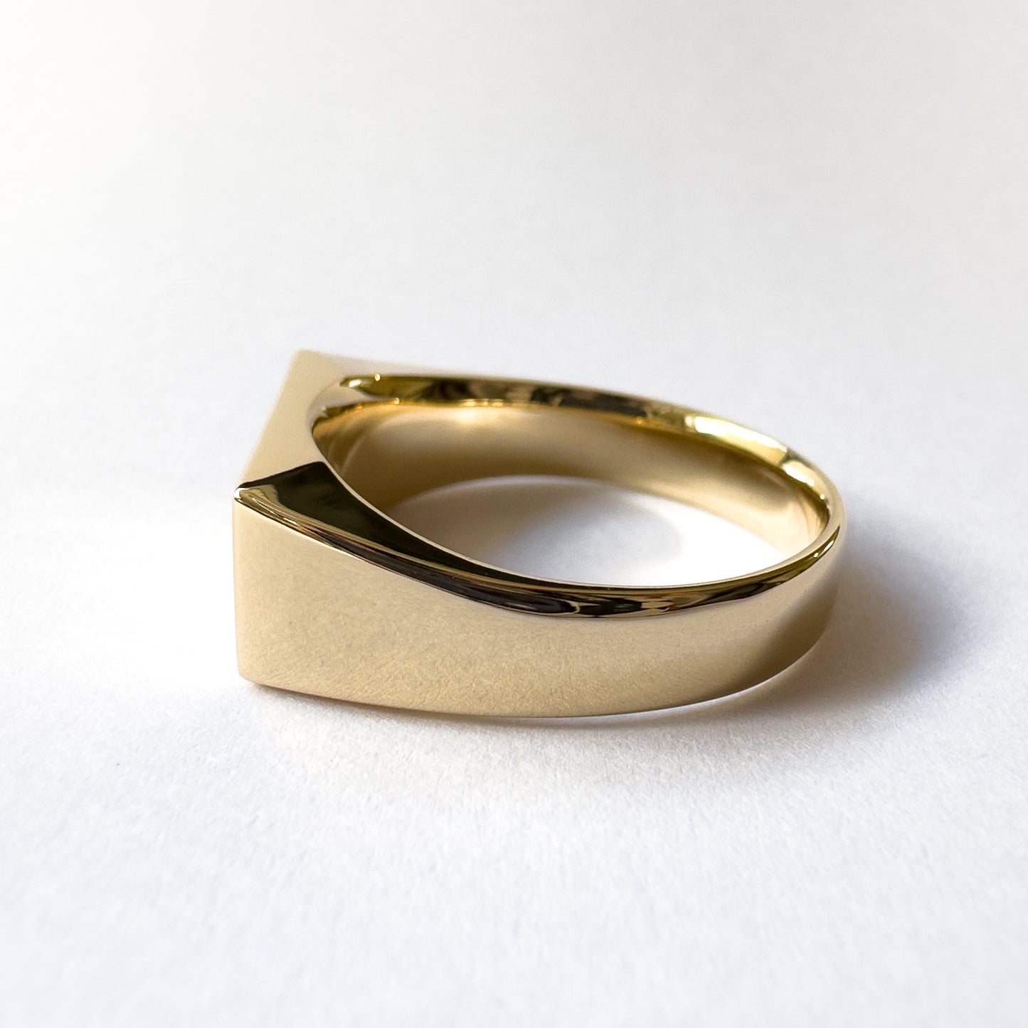 Custom Year Signet Gold