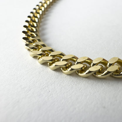 Curb Necklace - Solid 9ct. Gold