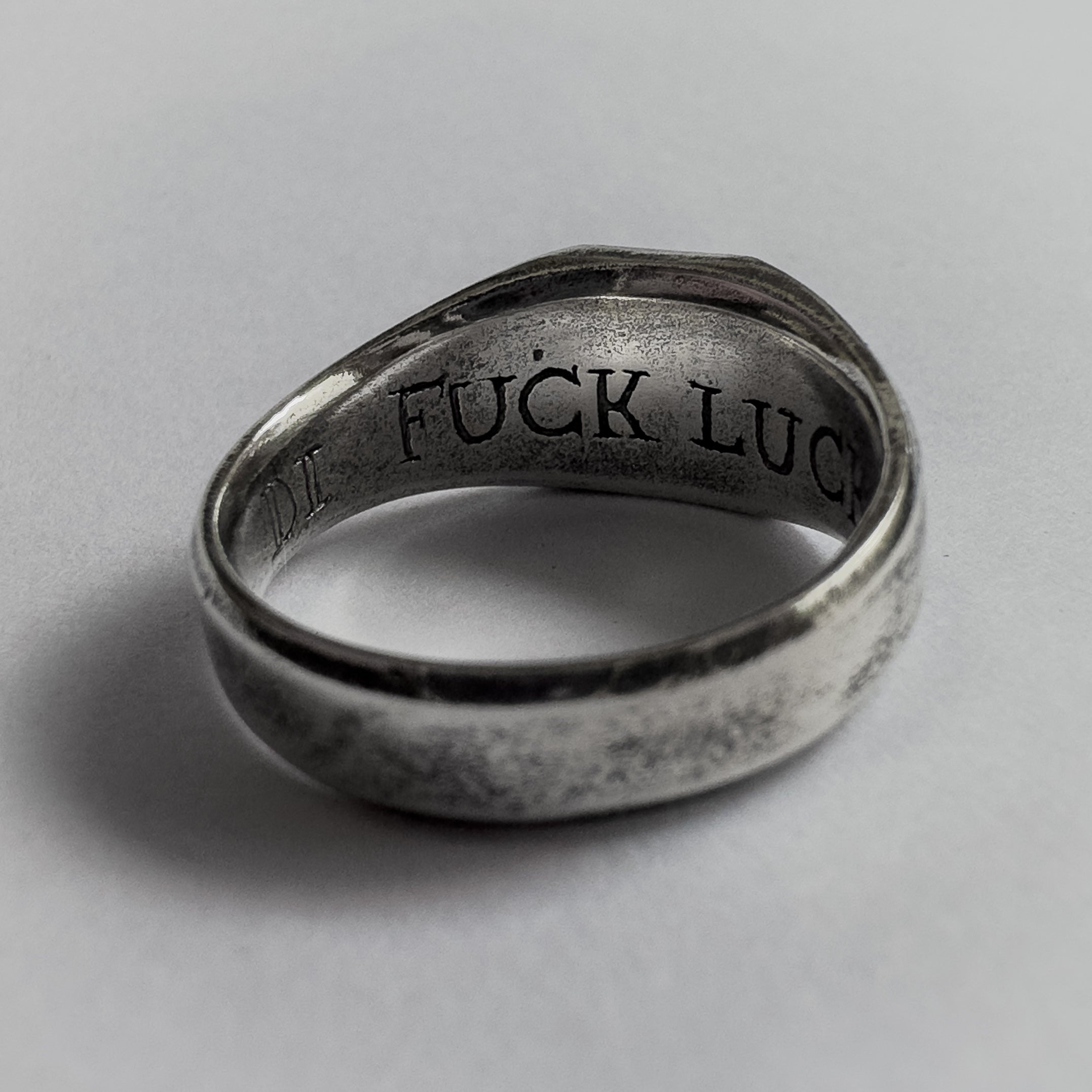 13 Lucky For Some Signet Ring | Limited Edition Handcrafted Silver